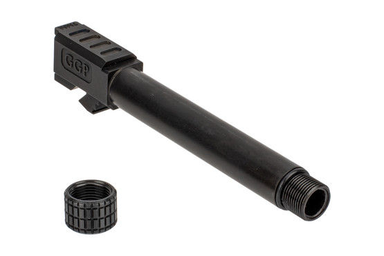 Grey Ghost Precision Glock 17 Gen 5 Threaded Barrel features a black Nitride finish